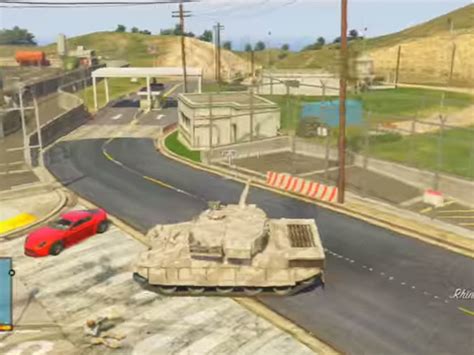 How to Steal the Rhino Tank in Grand Theft Auto 5: 5 Steps