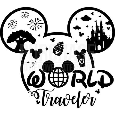 World Traveler Svg Trending Svg, Disney Svg, Epcot Svg In