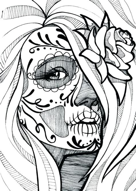 Coloring Pages For Adults Skulls at GetColorings.com | Free printable colorings pages to print ...