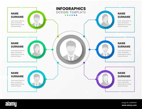 Infographic design template. Organization chart. Business hierarchy ...