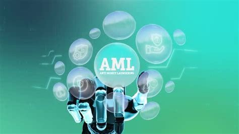 Aml Anti Money Laundering touch screen technology background 4K, Stock ...