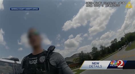 WATCH: Bodycam video shows Florida officer drive off after deputy pulls ...