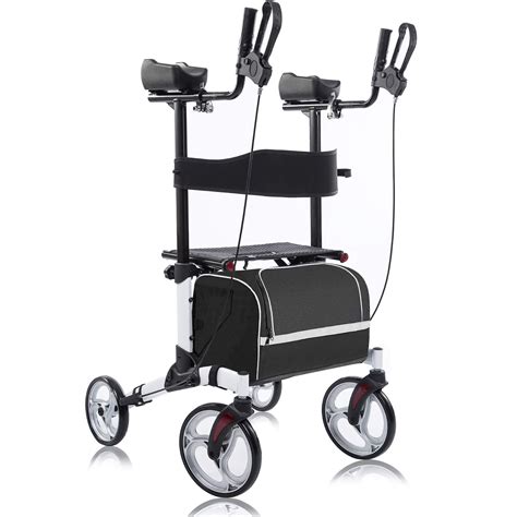 BEYOUR WALKER Upright Rollator Walker Euro Style Stand Up Walking Aid ...