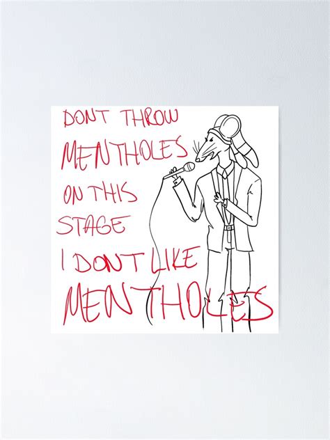 "Don’t throw menthols on this stage red ratty artwork by ebrar" Poster for Sale by EbrarOzaydin ...