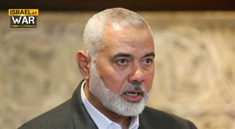 Hamas chief Ismail Haniyeh says 'massacre' by Israel is to hide its ...