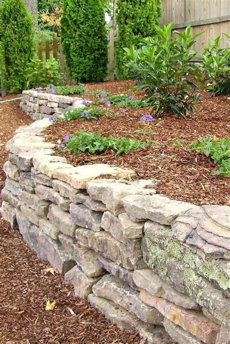 Garden Stone Wall Design Ideas - gardenbz