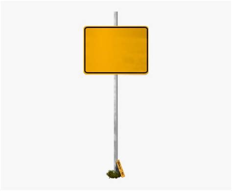 Blank Road Sign Transparent Background - Inkmetaphor