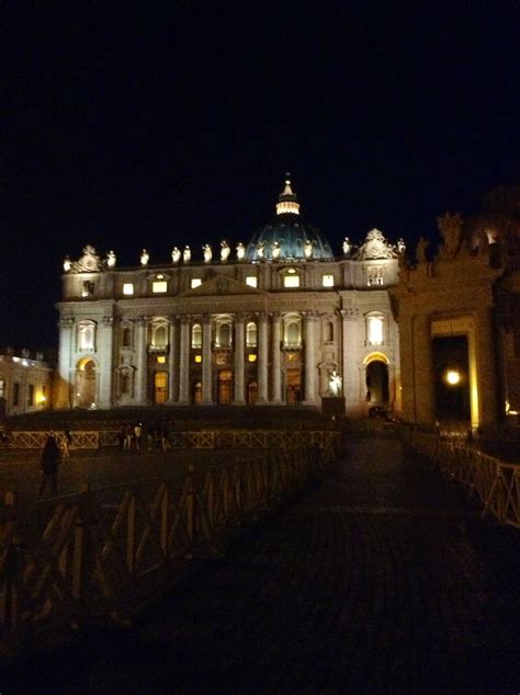 Vatican city at night | Visiting vatican city, Beautiful sites, Wonders of the world