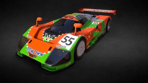 Mazda 787b - Buy Royalty Free 3D model by rajatnidaria [2bfbec8] - Sketchfab Store