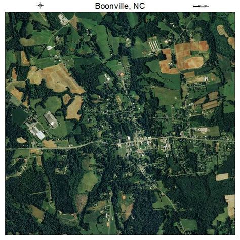 Aerial Photography Map of Boonville, NC North Carolina