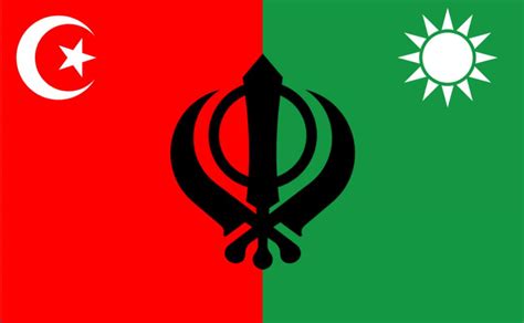 Khanda flag : r/vexillology