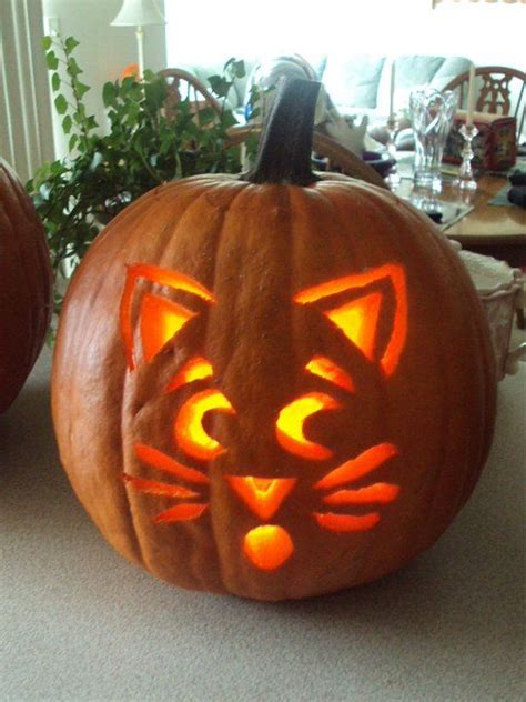 Pumpkin carving, Pumpkin decorating, Cat pumpkin carving