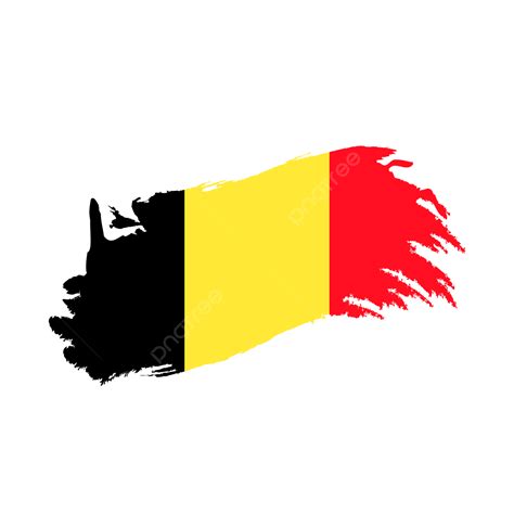 Belgium Flag With Waving Brush Stroke Clipart Hd Images, Belgium Flag Brush, Belgium Flag Paint ...