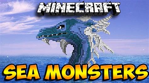 Minecraft Mods: Sea Monsters - Sea Serpents, Swordfish & More! (Minecraft Mod Showcase) - YouTube