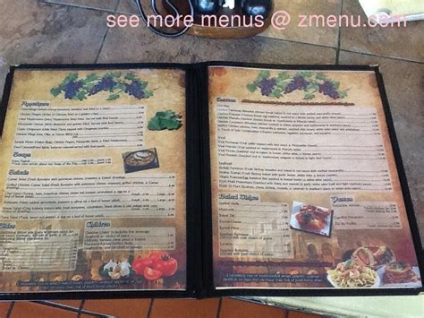 Online Menu of A Touch of Italy Restaurant, Inverness, Florida, 34452 - Zmenu