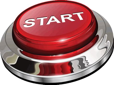 Red Start Button PNG Image - PNG All | PNG All