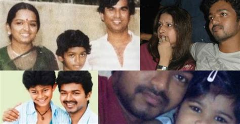 Actor Vijay Family Photos with Wife Sangeetha and their Childrens Photos