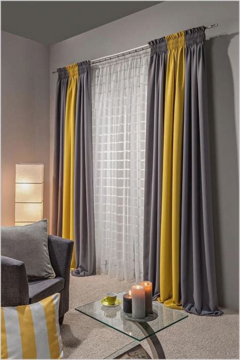 Yellow and Grey Bedroom Curtains | Yellow living room, Curtains living room, Grey and yellow ...