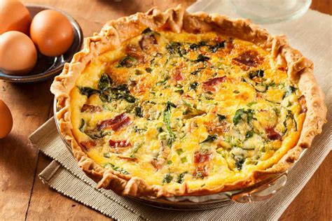 Easy Bacon, Cheese and Spinach Quiche Recipe - 31 Daily