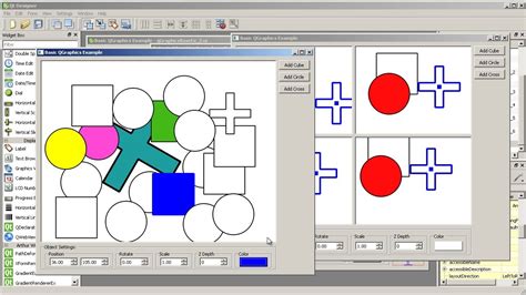 QGraphics Basic Example - YouTube