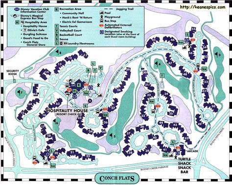 Keane's Picture Web Site - Map of Disney's Old Key West Resort | Key ...