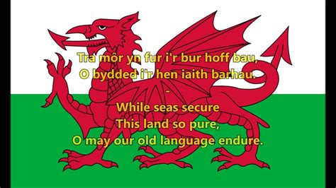 National anthem of Wales (WLS/EN lyrics) Chords - Chordify