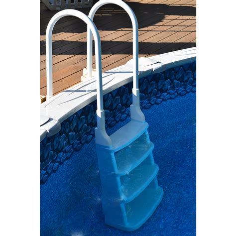 Main Access 200200 Easy Incline Above Ground In Pool Swimming Pool Ladder, White 609788722250 | eBay