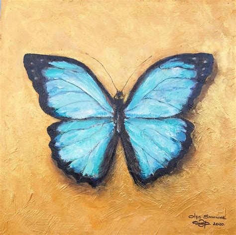 Butterfly Painting Insect Art Wall Art Original Painting Acrylic Art ...