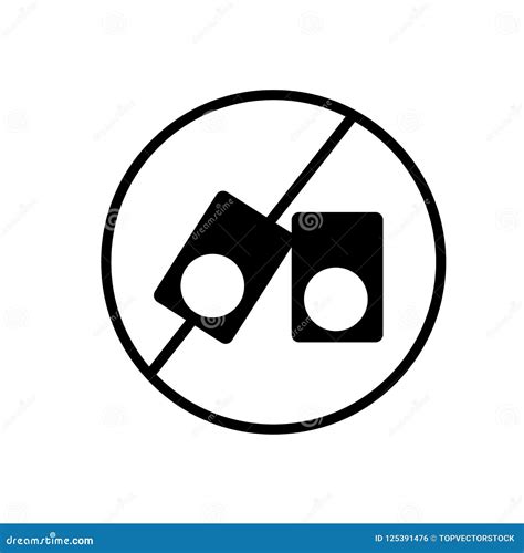 No Shouting Icon Vector Isolated on White Background, No Shouting Sign Stock Vector ...