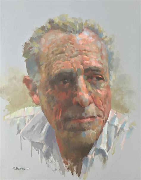 Charles Bukowski Painting by Mike Hanlon - Fine Art America