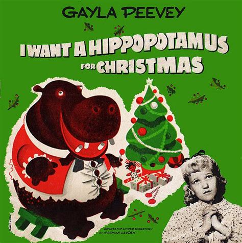 I Want A Hippopotamus for Christmas - 1953 | Hippopotamus for christmas, Christmas albums ...