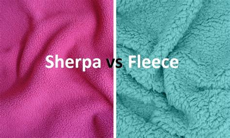 Sherpa vs Fleece: What's the Difference?