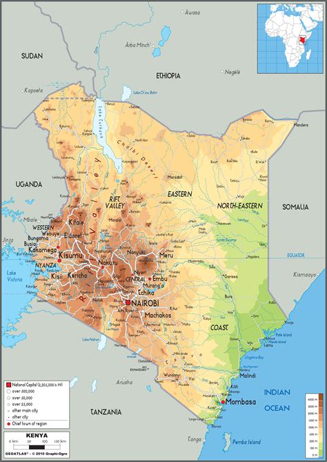 Kenya Counties Map