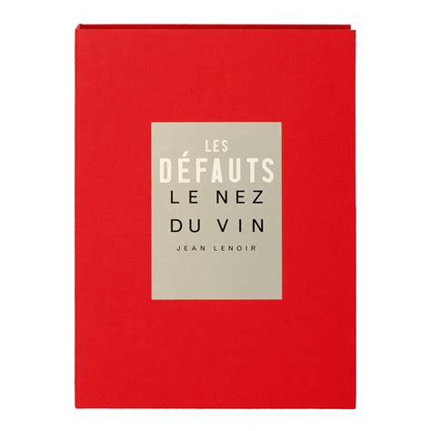 Jean Lenoir Le Nez du Vin: 12 faults aromas, French booklet | Artedona.com