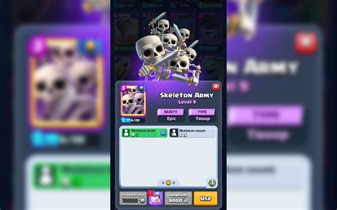 How to use Skeleton Army in Clash Royale?