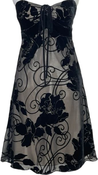 Vintage 90s Strapless Velvet On Chiffon Empire Mini Dress | Shop THRILLING | Fancy dresses, Mini ...