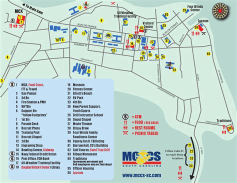 MCRD Parris Island Map by Christopher Eiland - Issuu