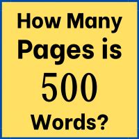 How Many Pages is 500 Words? - Case Study Help