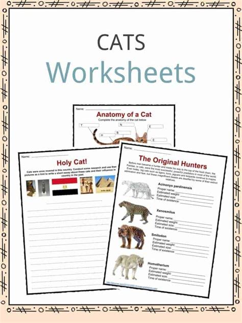 Cat Facts, Worksheets, Species, Diet & Information For Kids