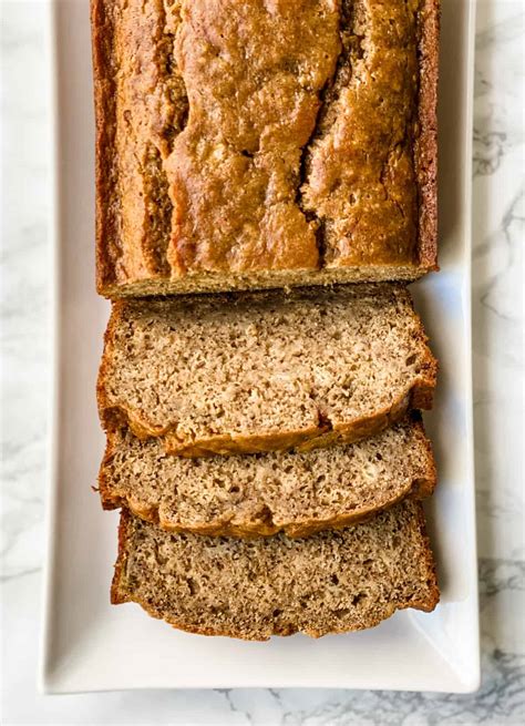 Healthy Banana Bread Recipe - Organize Yourself Skinny