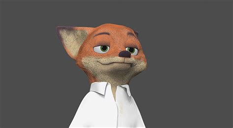 Fox inspired from Nick Wild zbrush on Behance