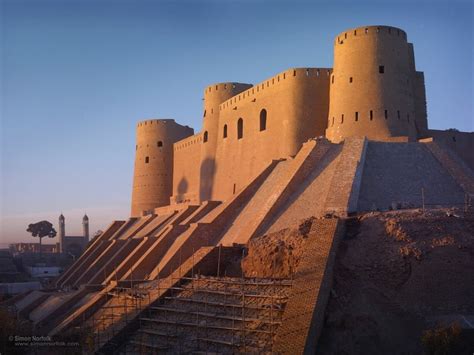 The restored Ikhtyaruddin Citadel, in Herat, Afghanistan, is central to ...