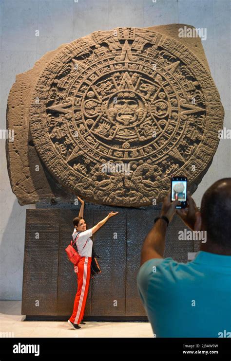 Aztec calendar Piedra del Sol, National Museum Museo Nacional de ...