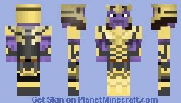 Thanos Armor Minecraft Skin