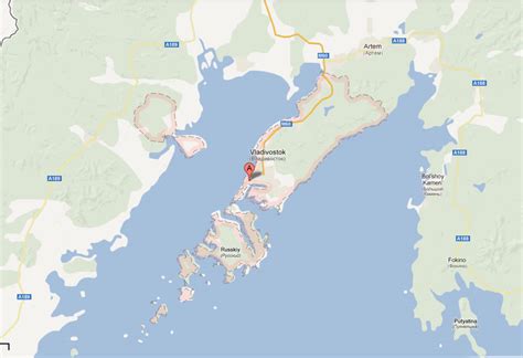 Vladivostok Map - Russia