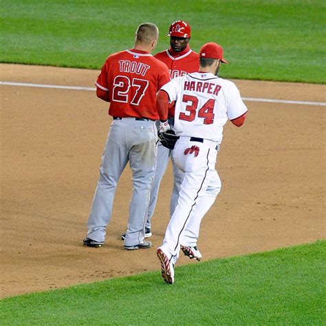 Bryce Harper and Mike Trout Trade Home Runs in 1st Inning of Nationals ...