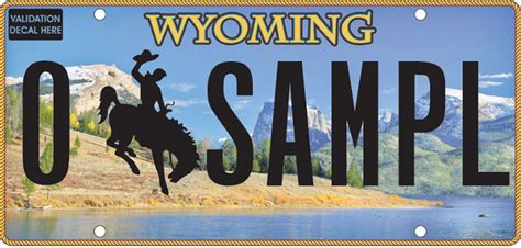 Meet The New 2017 Wyoming License Plate