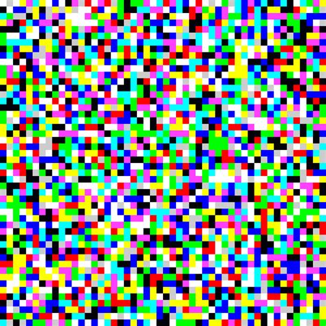 Color TV screen noise pixel glitch seamless pattern texture background vector illustration ...