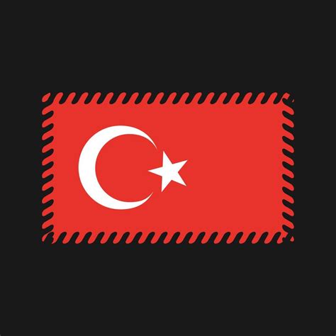 Turkey Flag Vector. National Flag 9436412 Vector Art at Vecteezy