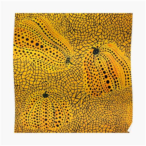 "Kusama Pumpkin Abstract" Poster for Sale by rufuscaro7 | Redbubble